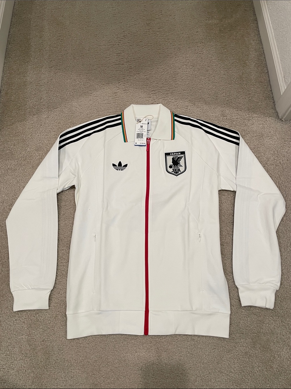 Adidas Japan Away Anthem Jacket men size M NWT